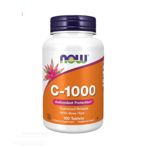 now c 1000mg with rose hips 100's