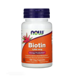 now biotin 1000mcg cap 100s